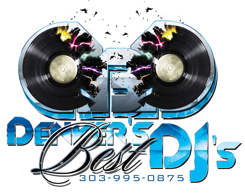 Denver's Best DJs Logo with DBD Records And Phone Number Transparent PNG
