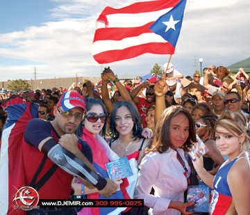 Puerto Rican Mixtape Fans at Puerto Rican Day Festival Denver