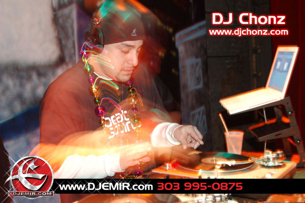 DJ Chonz at Roxy Nightclub Denver Fat Tuesday Party