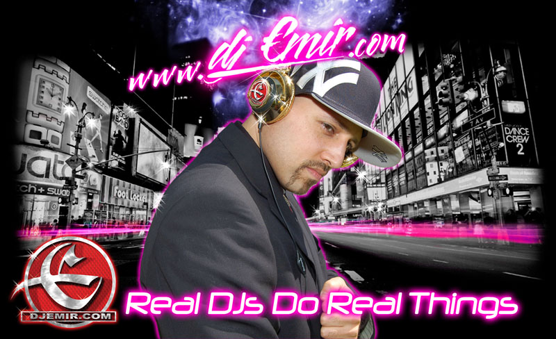 DJ Emir Worlds Best Mixtape DJ: Real DJs Do Real Things Times Square New York NY